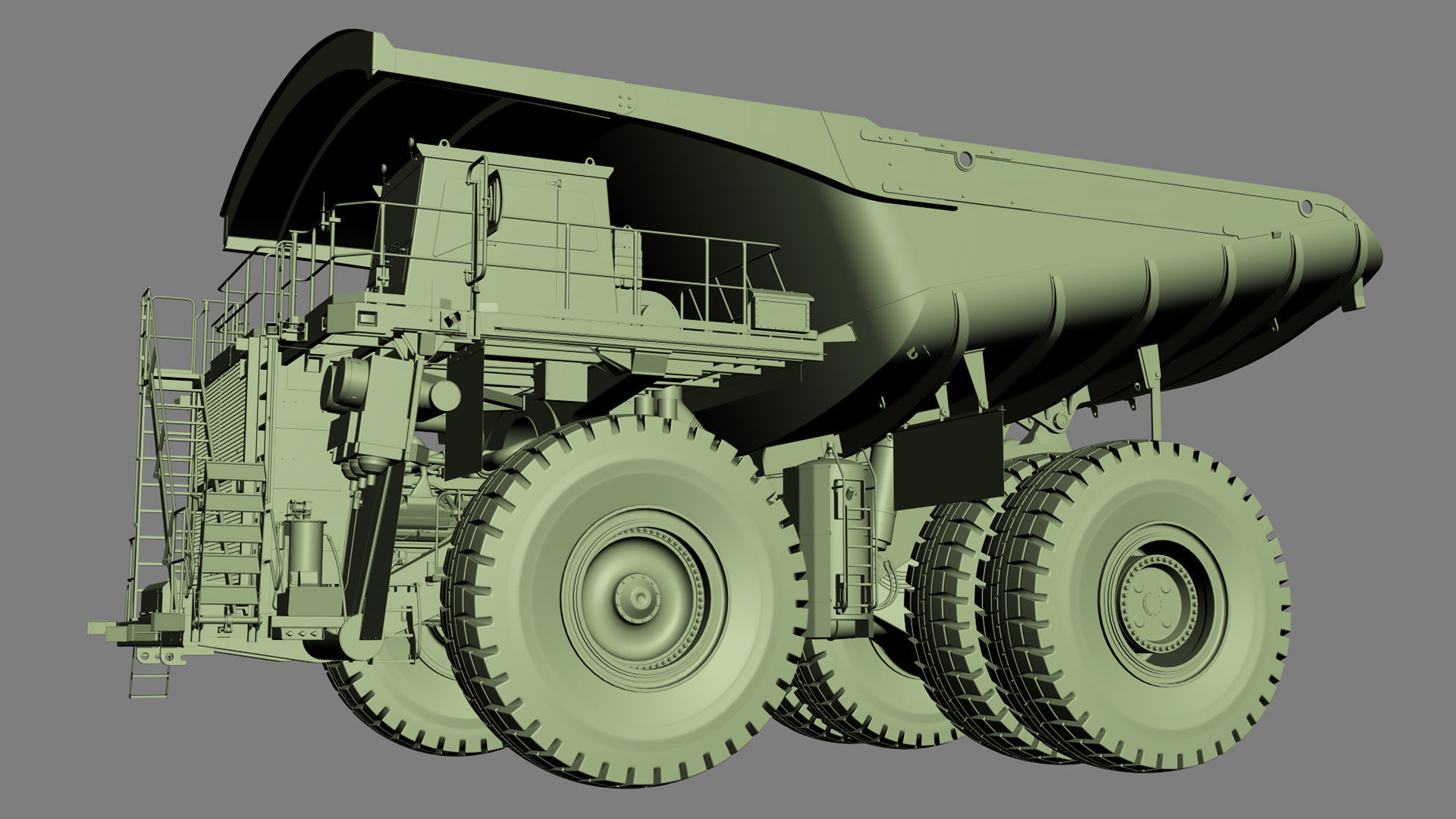 Komatsu 930 E-5 Mining Dump Truck 3D model_34