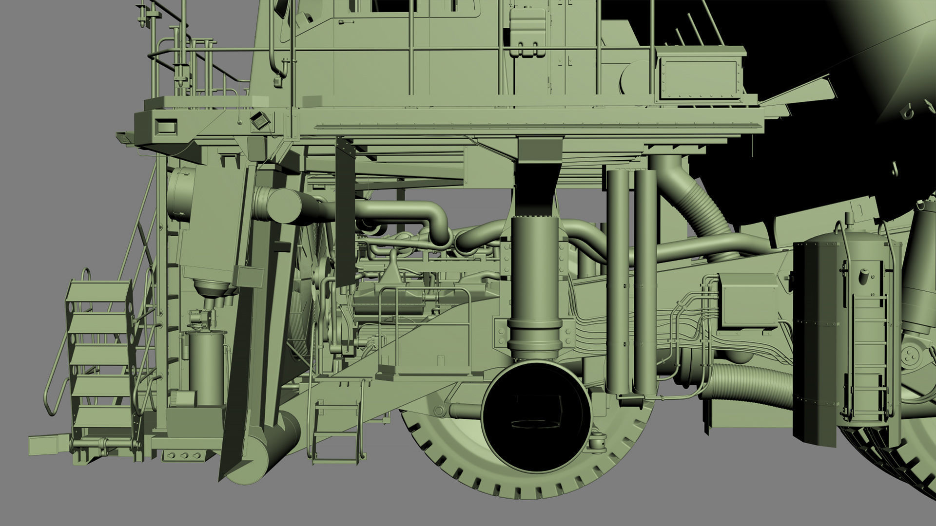 Komatsu 930 E-5 Mining Dump Truck 3D model_48