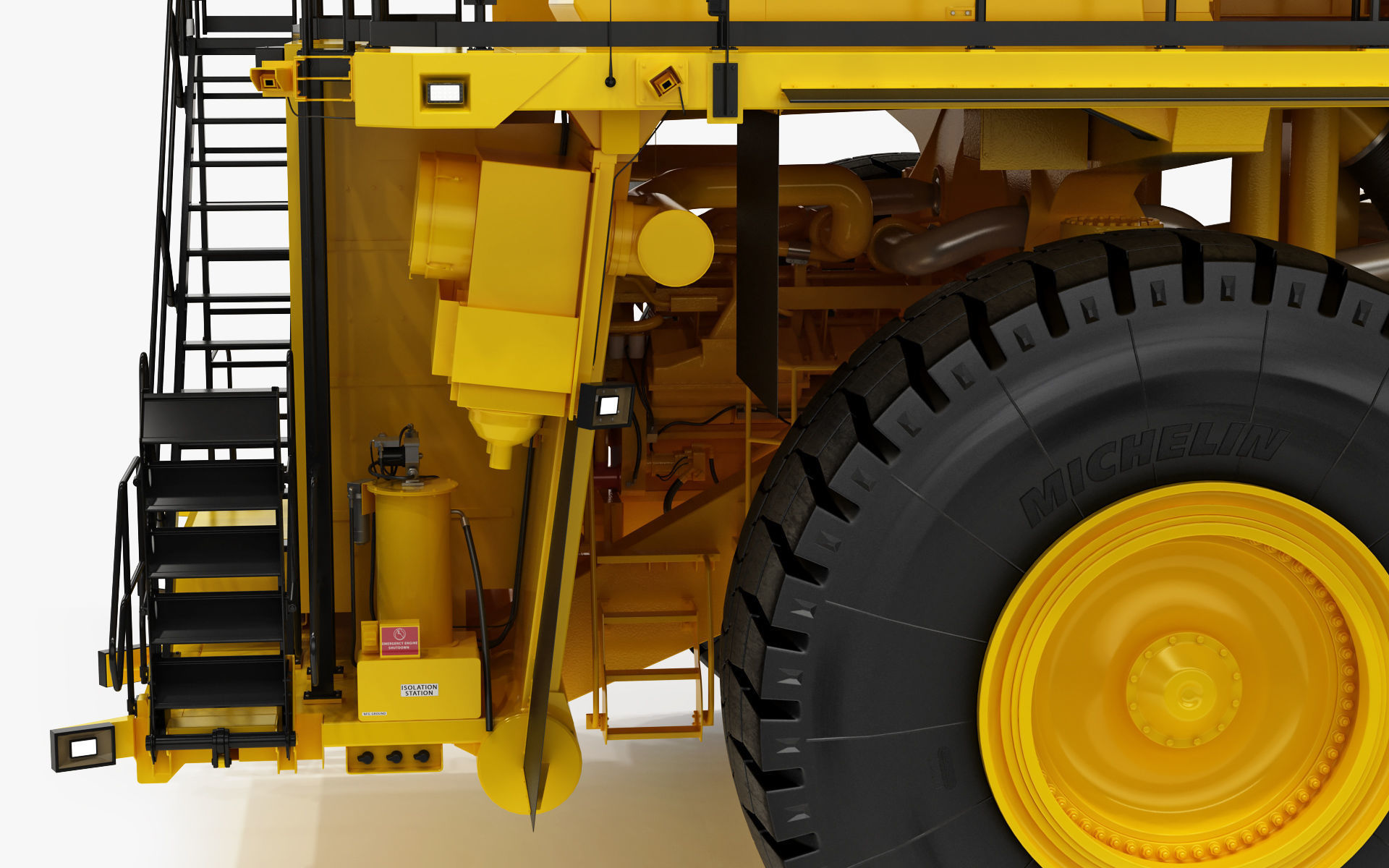 Komatsu 930 E-5 Mining Dump Truck 3D model_22