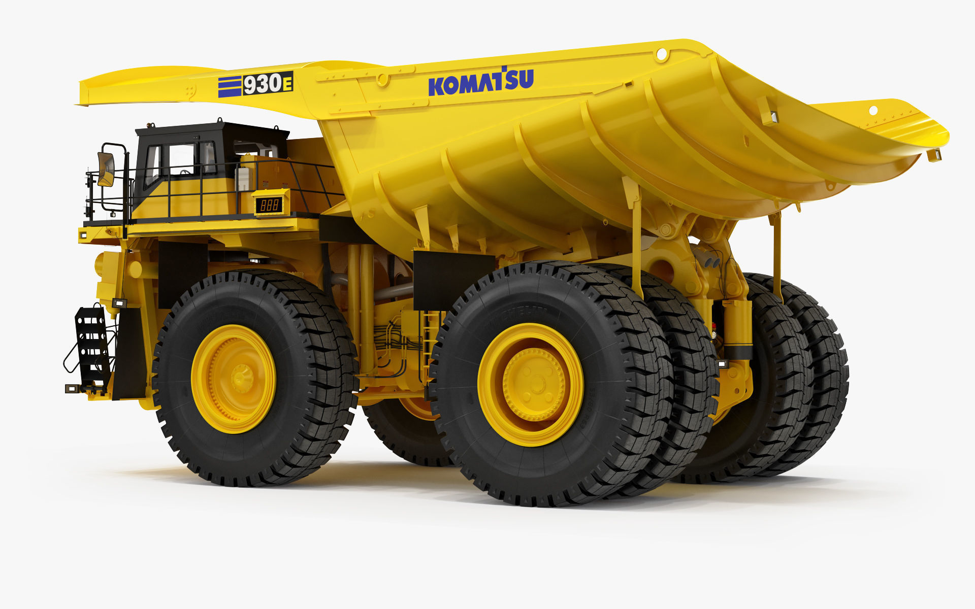 Komatsu 930 E-5 Mining Dump Truck 3D model_7