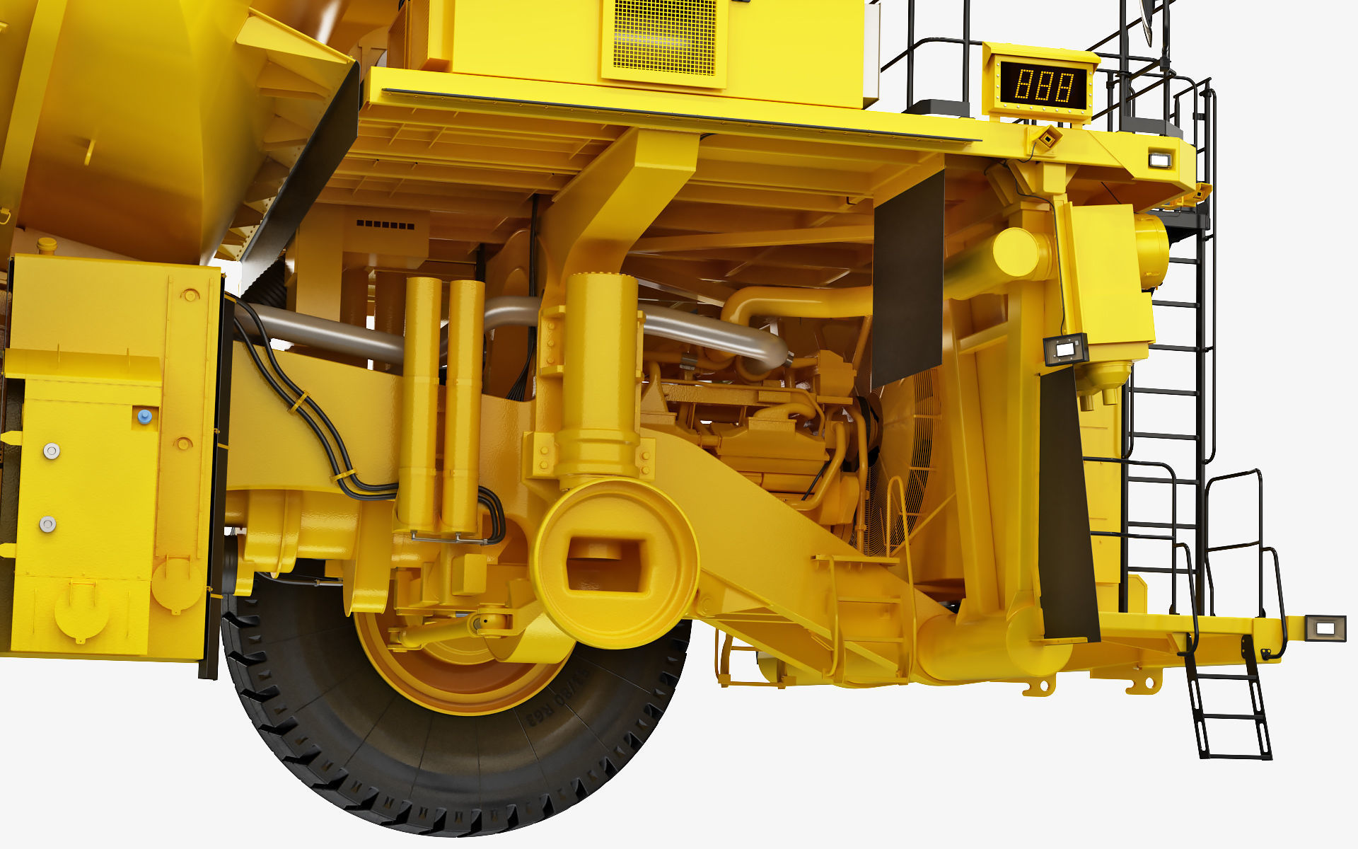 Komatsu 930 E-5 Mining Dump Truck 3D model_26