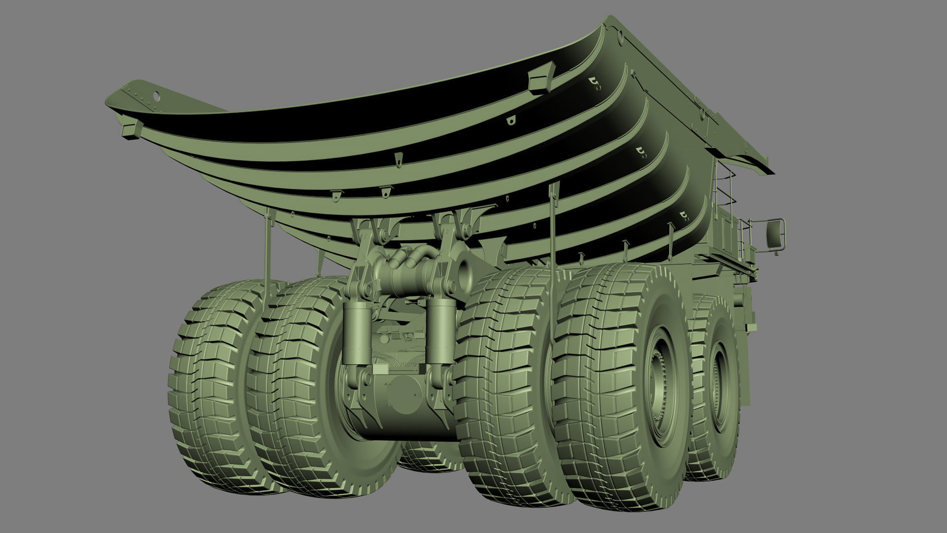 Komatsu 930 E-5 Mining Dump Truck 3D model_40