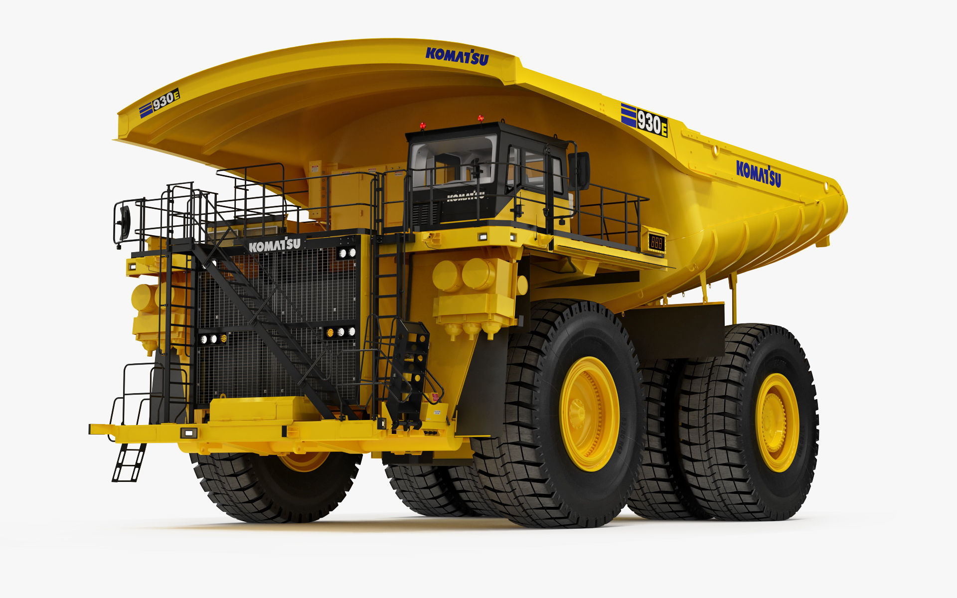 Komatsu 930 E-5 Mining Dump Truck 3D model_2
