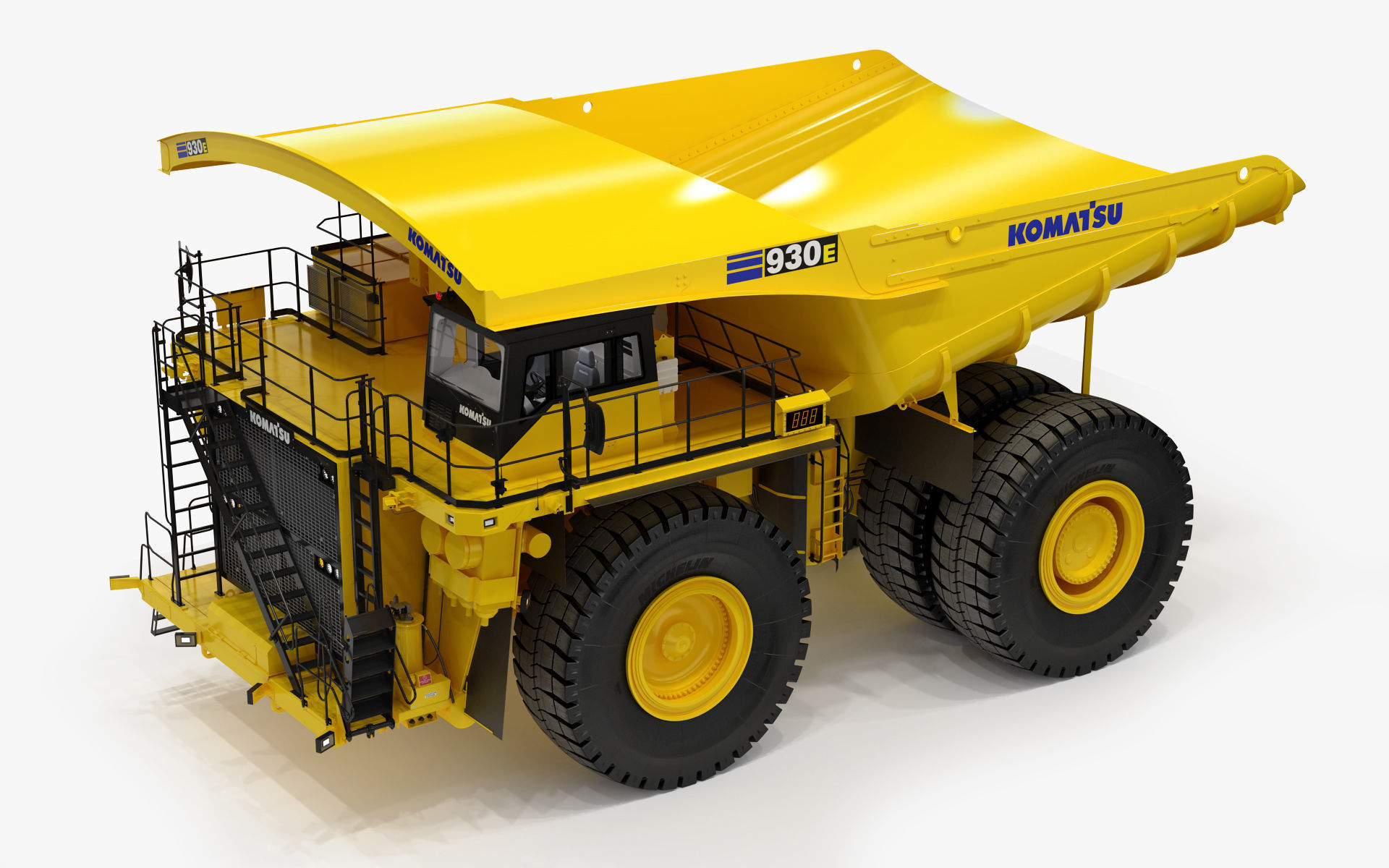 Komatsu 930 E-5 Mining Dump Truck 3D model_4