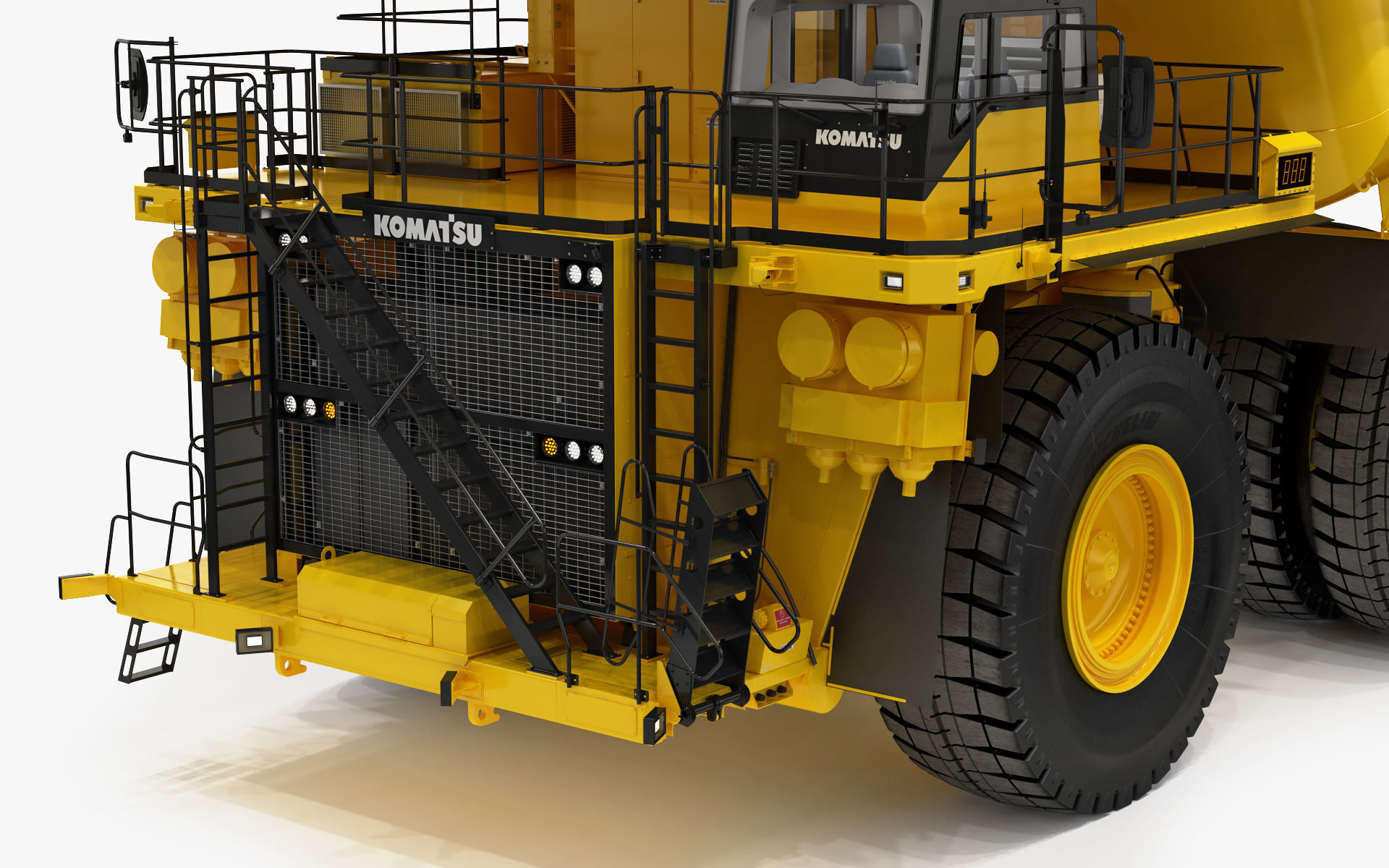 Komatsu 930 E-5 Mining Dump Truck 3D model_15