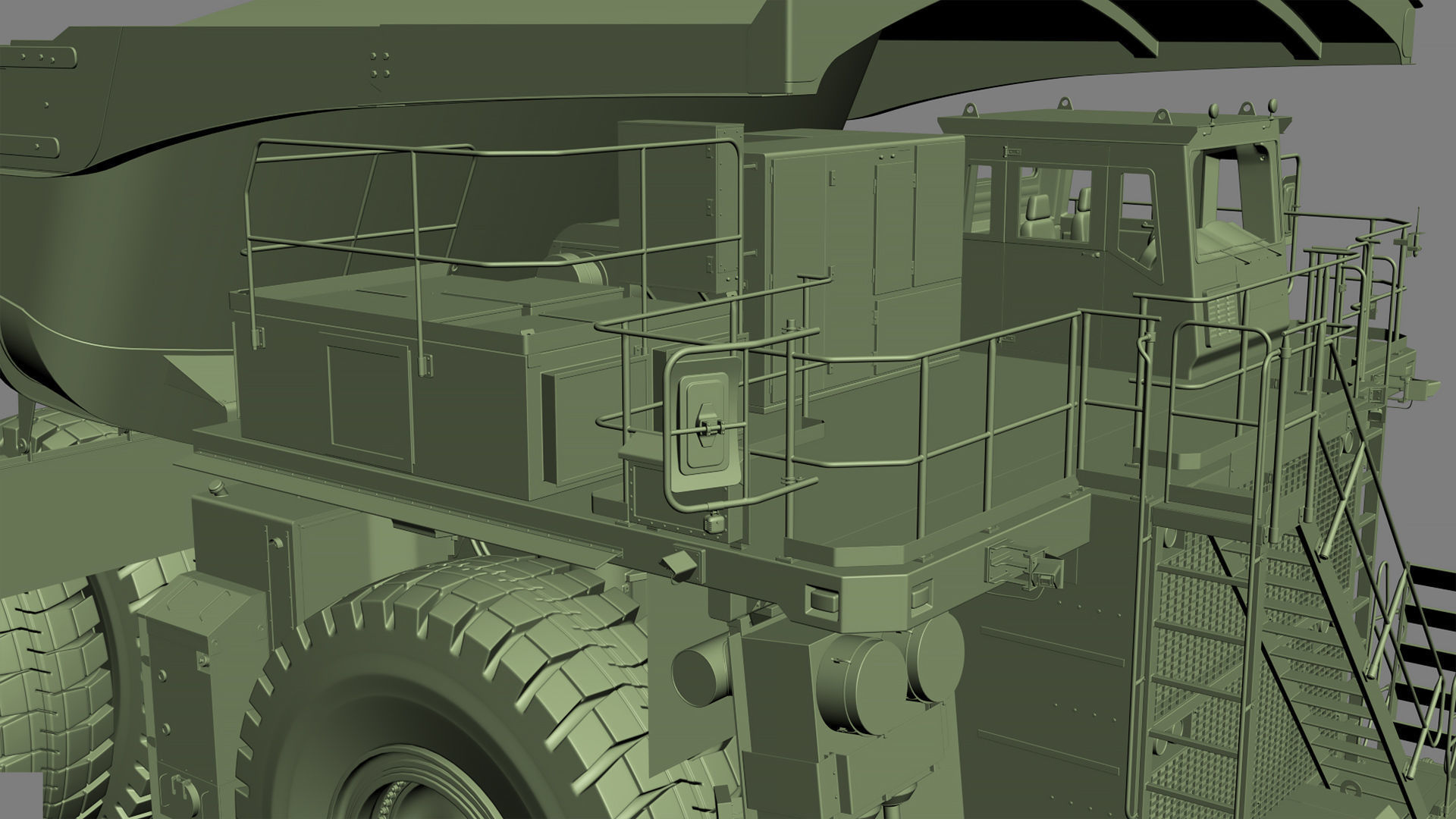 Komatsu 930 E-5 Mining Dump Truck 3D model_44