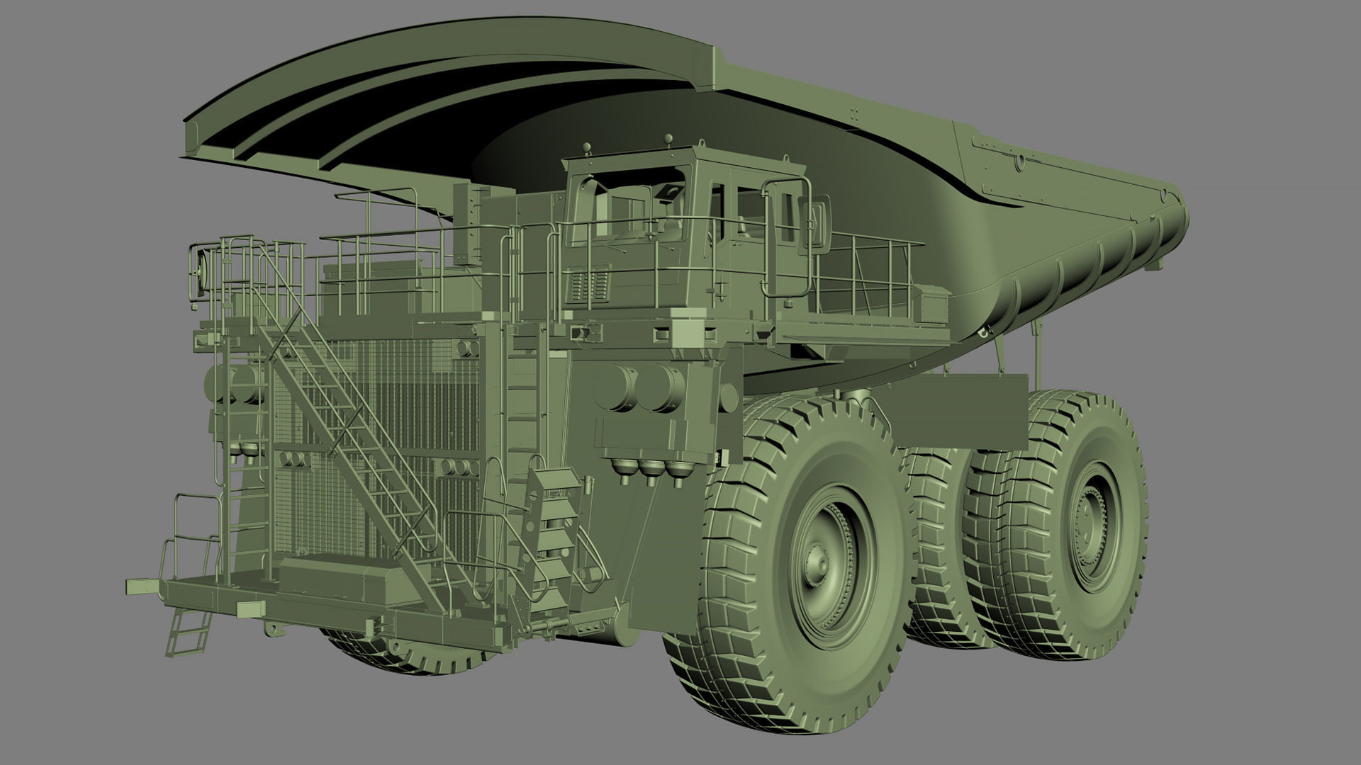 Komatsu 930 E-5 Mining Dump Truck 3D model_36