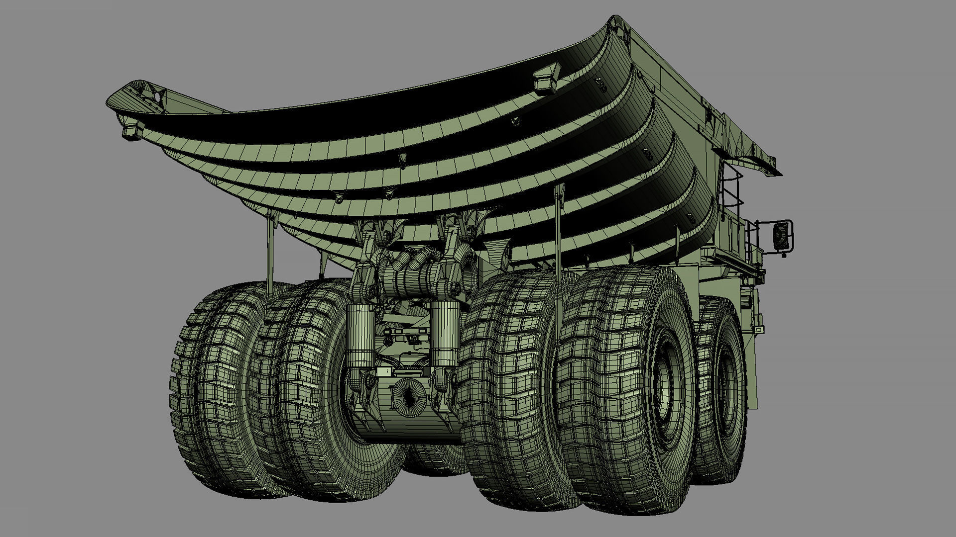 Komatsu 930 E-5 Mining Dump Truck 3D model_41