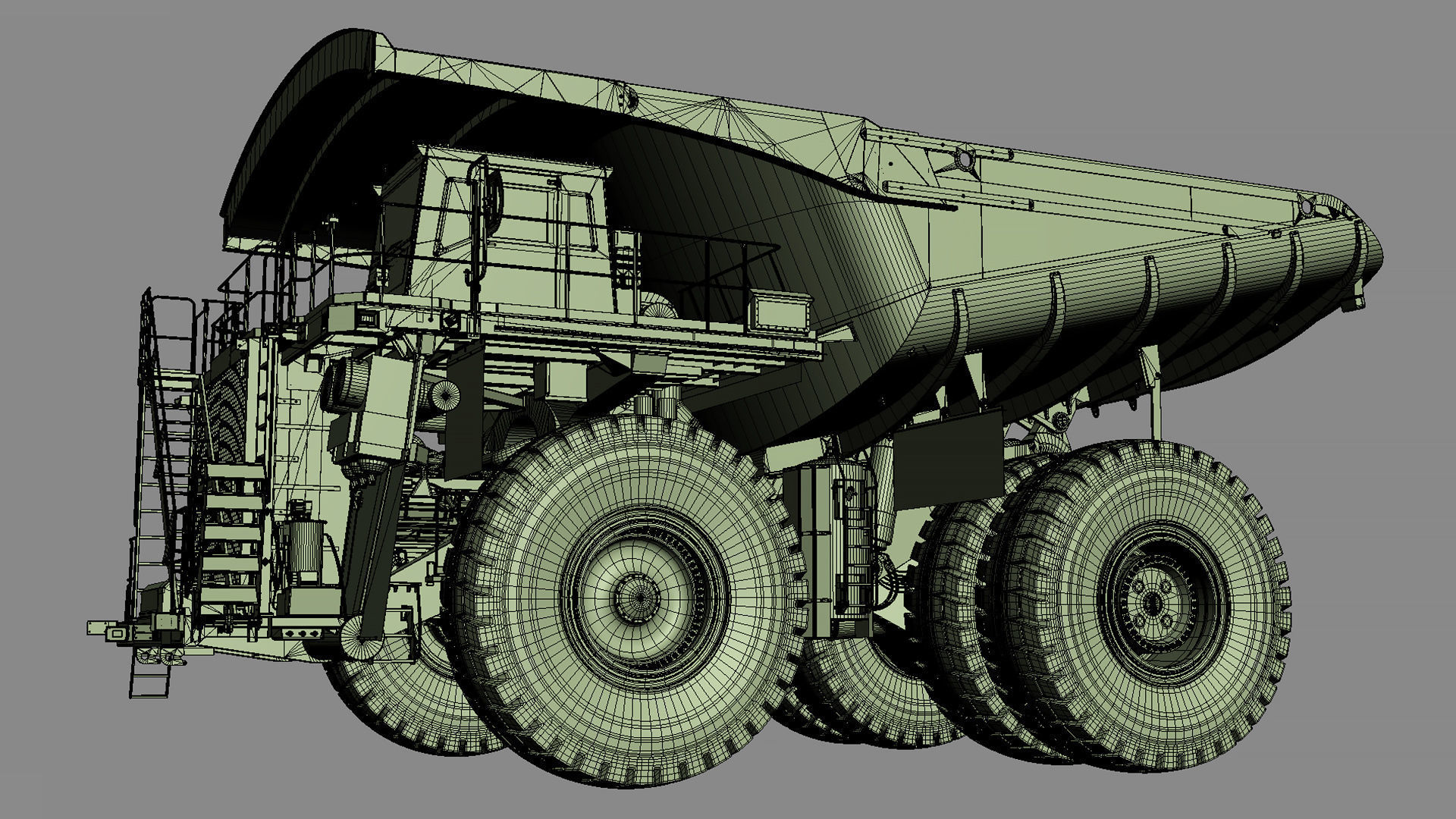 Komatsu 930 E-5 Mining Dump Truck 3D model_35
