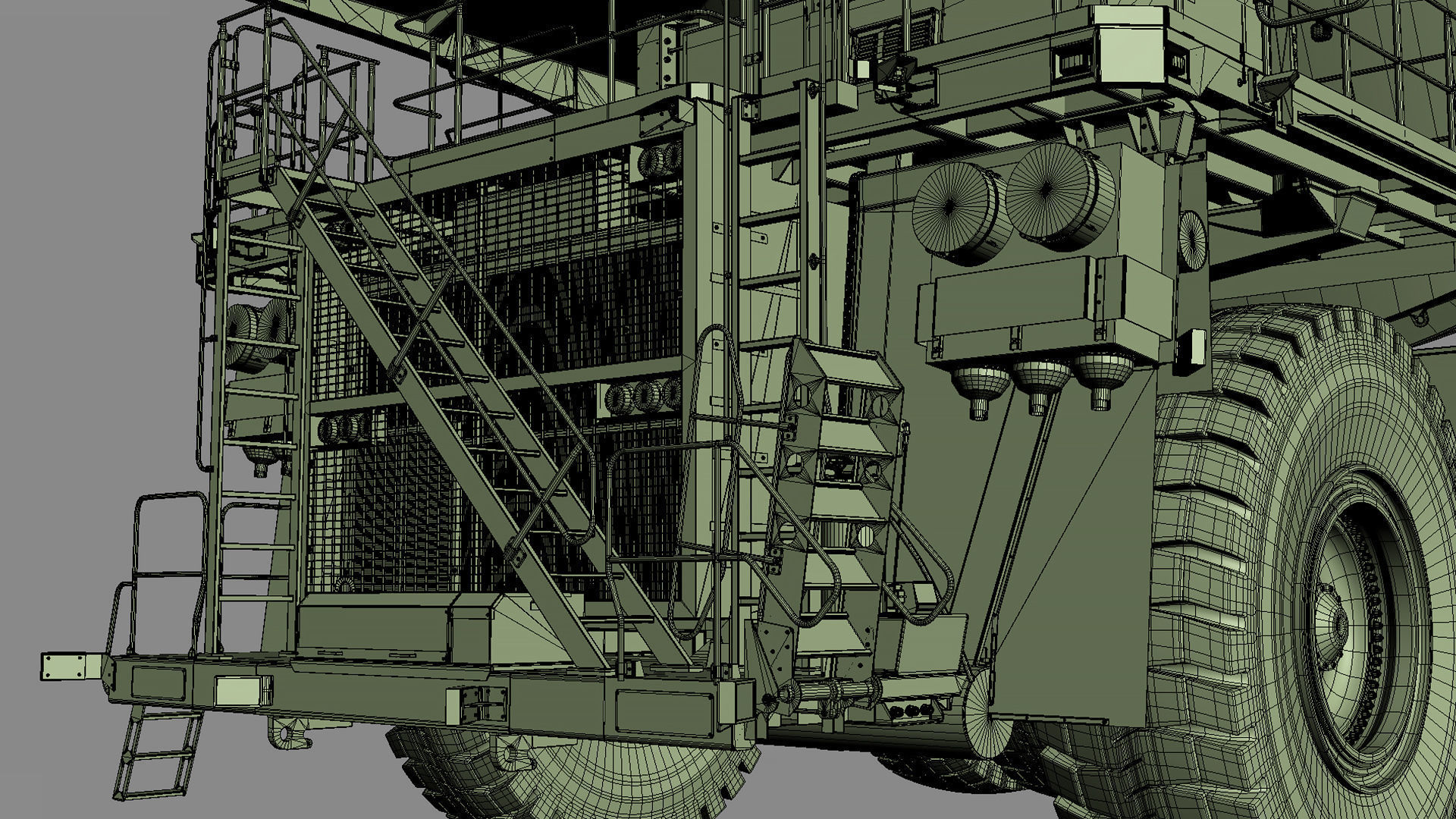 Komatsu 930 E-5 Mining Dump Truck 3D model_43
