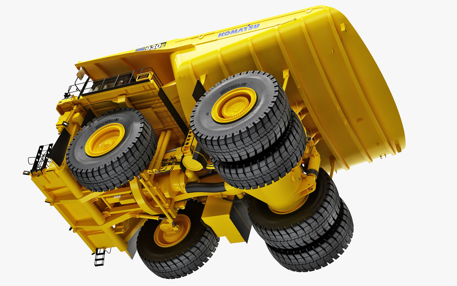 Komatsu 930 E-5 Mining Dump Truck 3D model_24