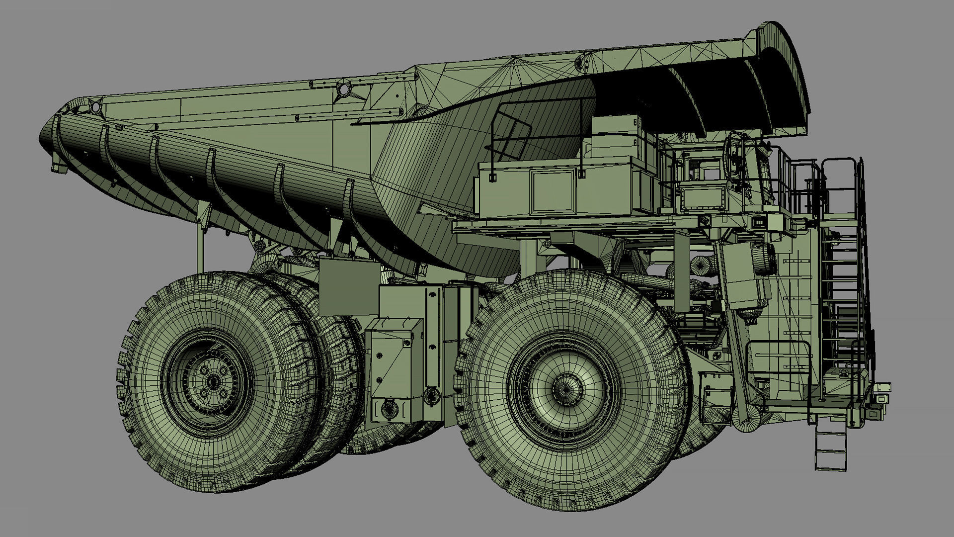 Komatsu 930 E-5 Mining Dump Truck 3D model_39