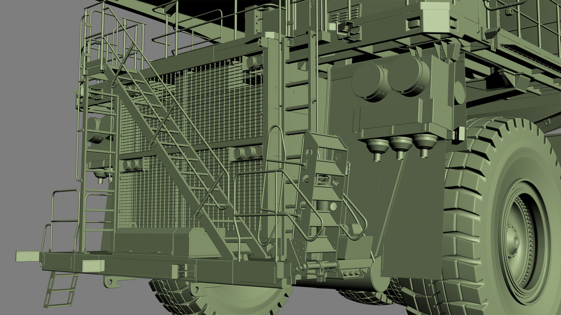 Komatsu 930 E-5 Mining Dump Truck 3D model_42