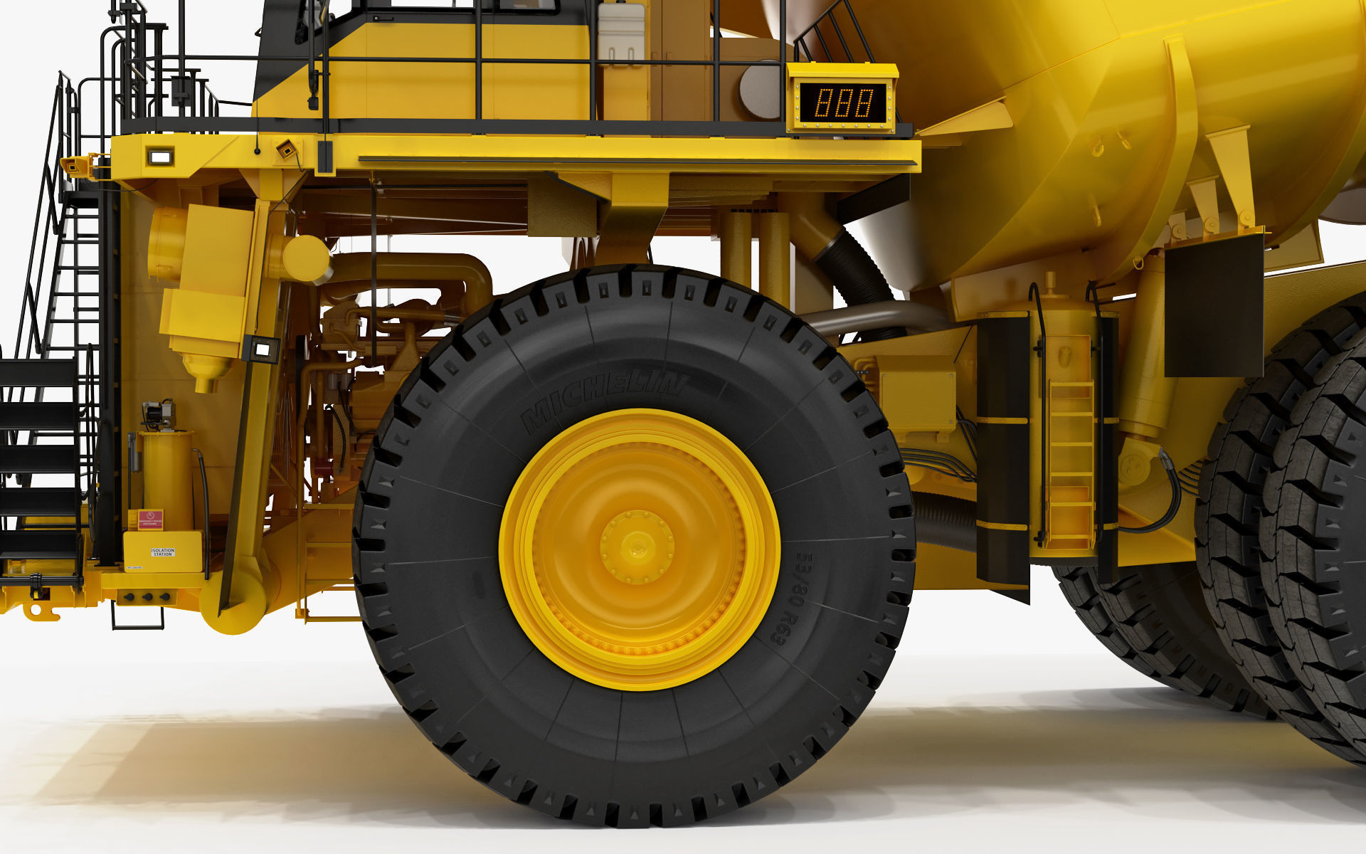 Komatsu 930 E-5 Mining Dump Truck 3D model_21
