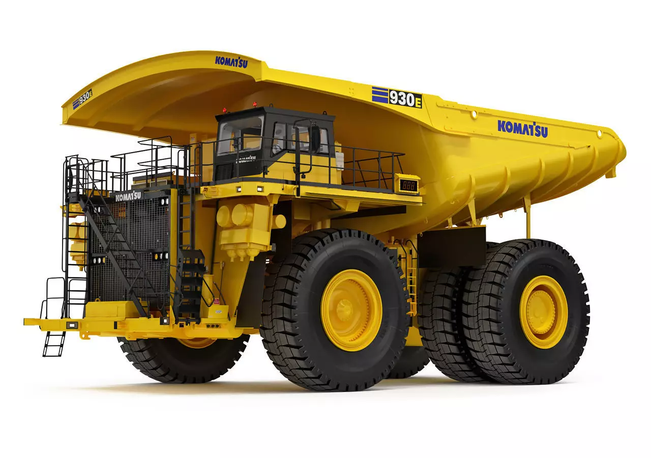 Komatsu 930 E-5 Mining Dump Truck 3D model_0
