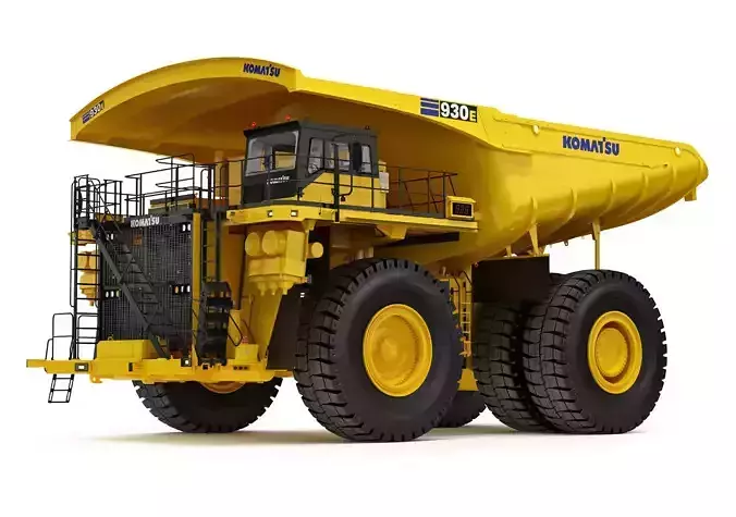 Komatsu 930 E-5 Mining Dump Truck 3D model
