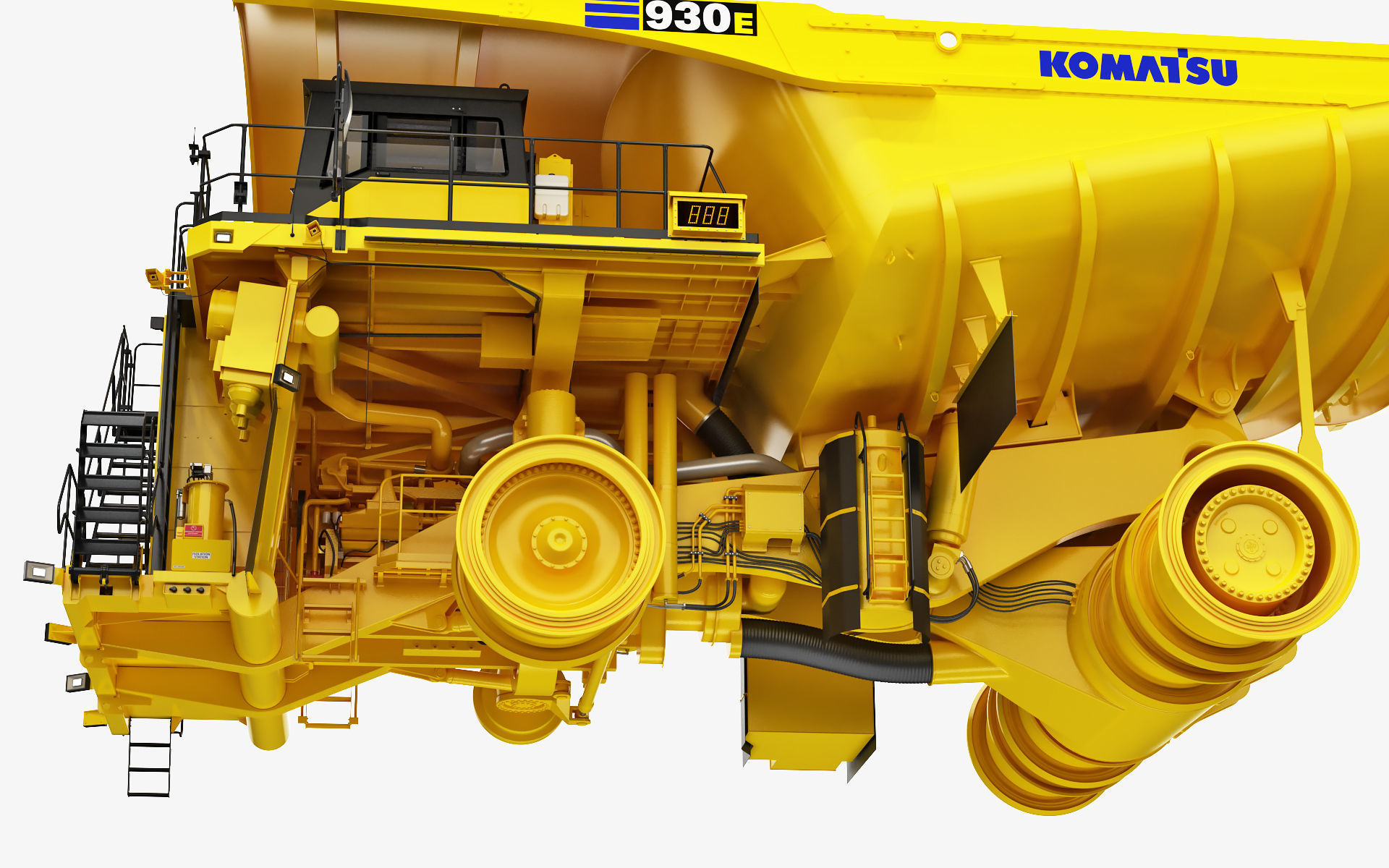 Komatsu 930 E-5 Mining Dump Truck 3D model_28