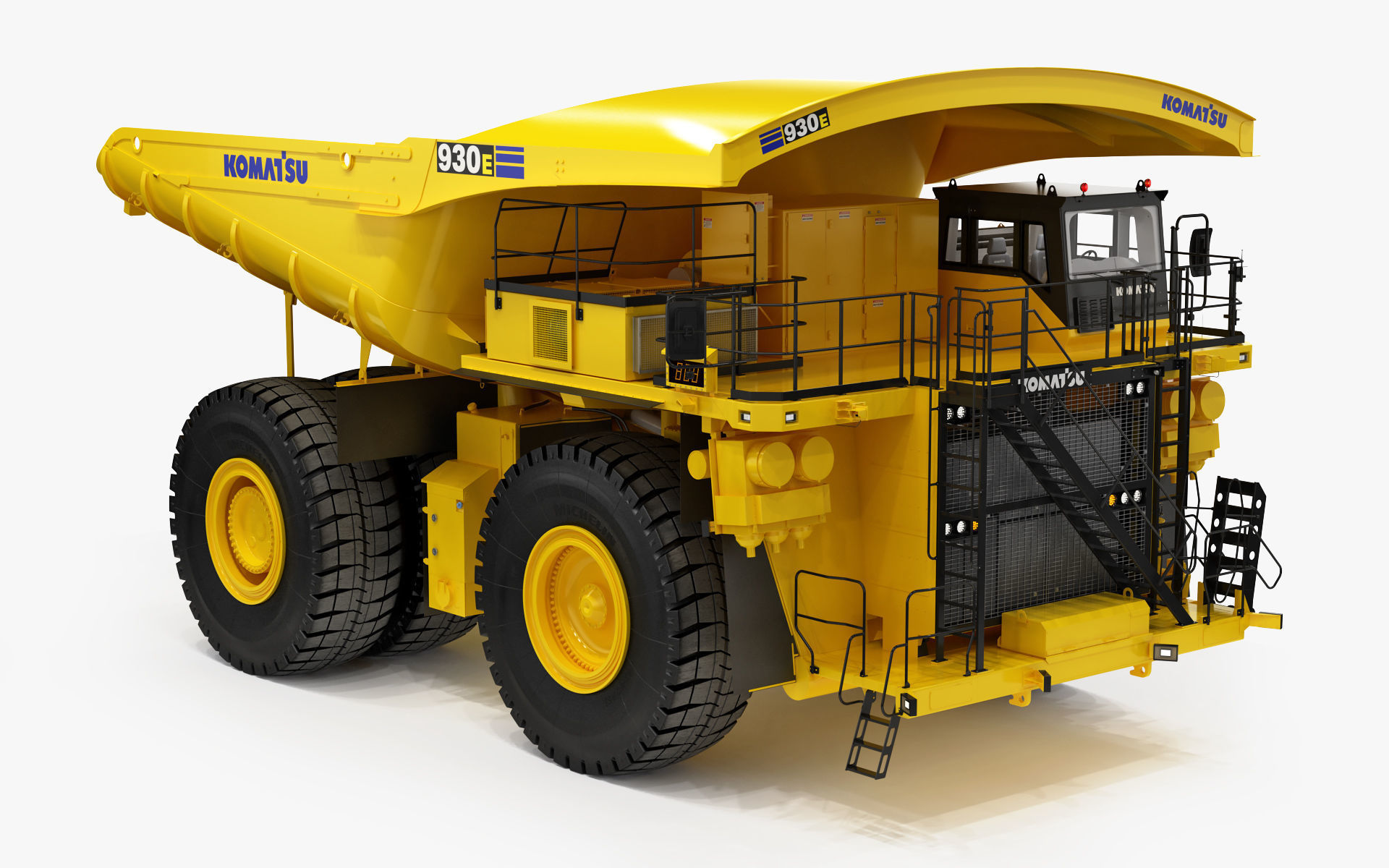 Komatsu 930 E-5 Mining Dump Truck 3D model_13