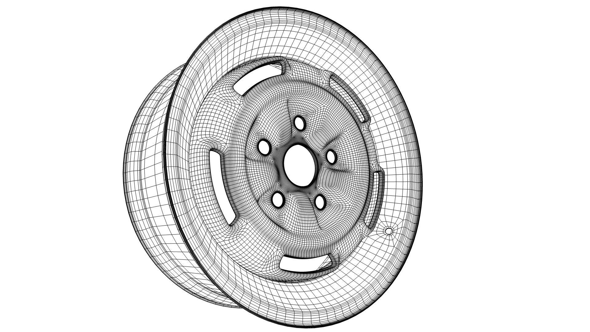 Car Rim 3D model_14