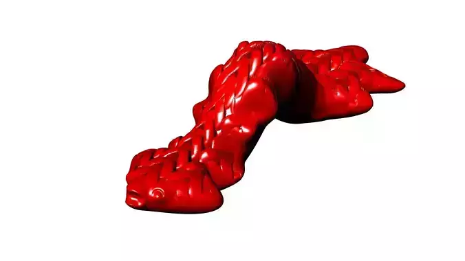 little  green creature stl verified