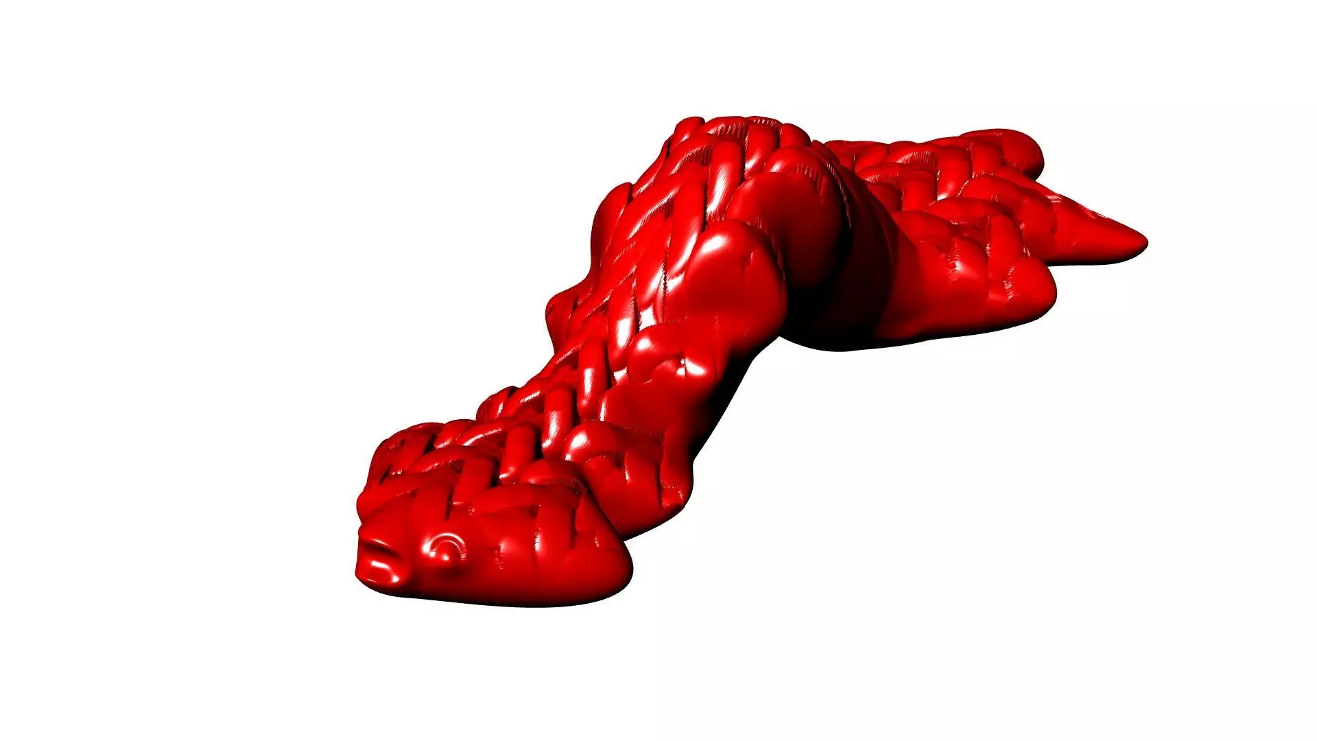 little  green creature stl verified 3D print model_0