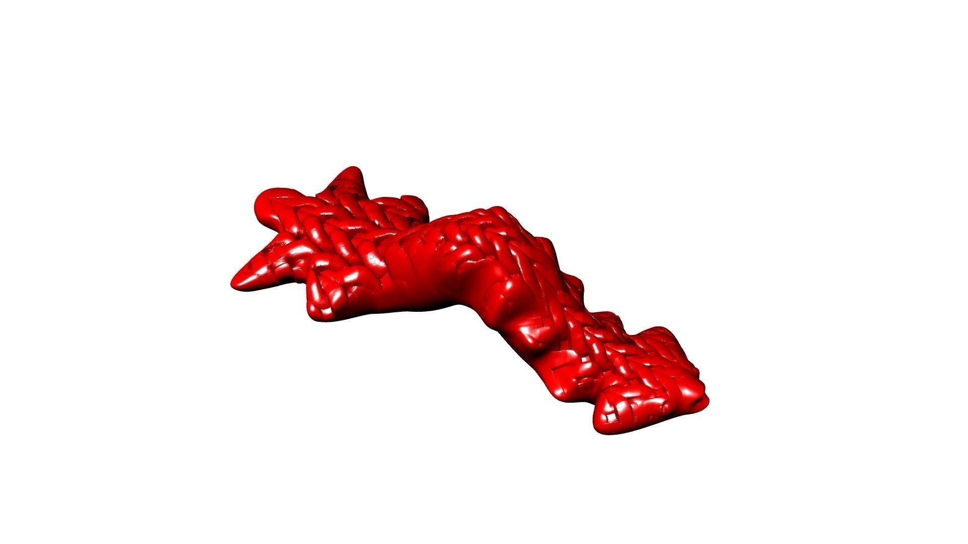 little  green creature stl verified 3D print model_5