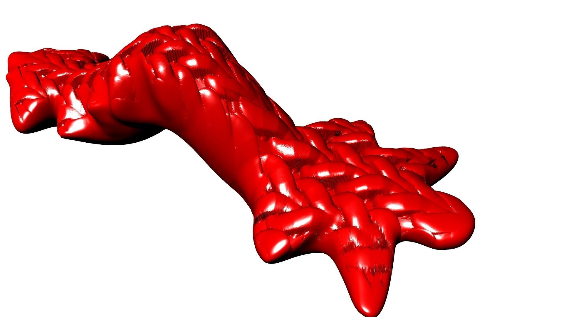 little  green creature stl verified 3D print model_7