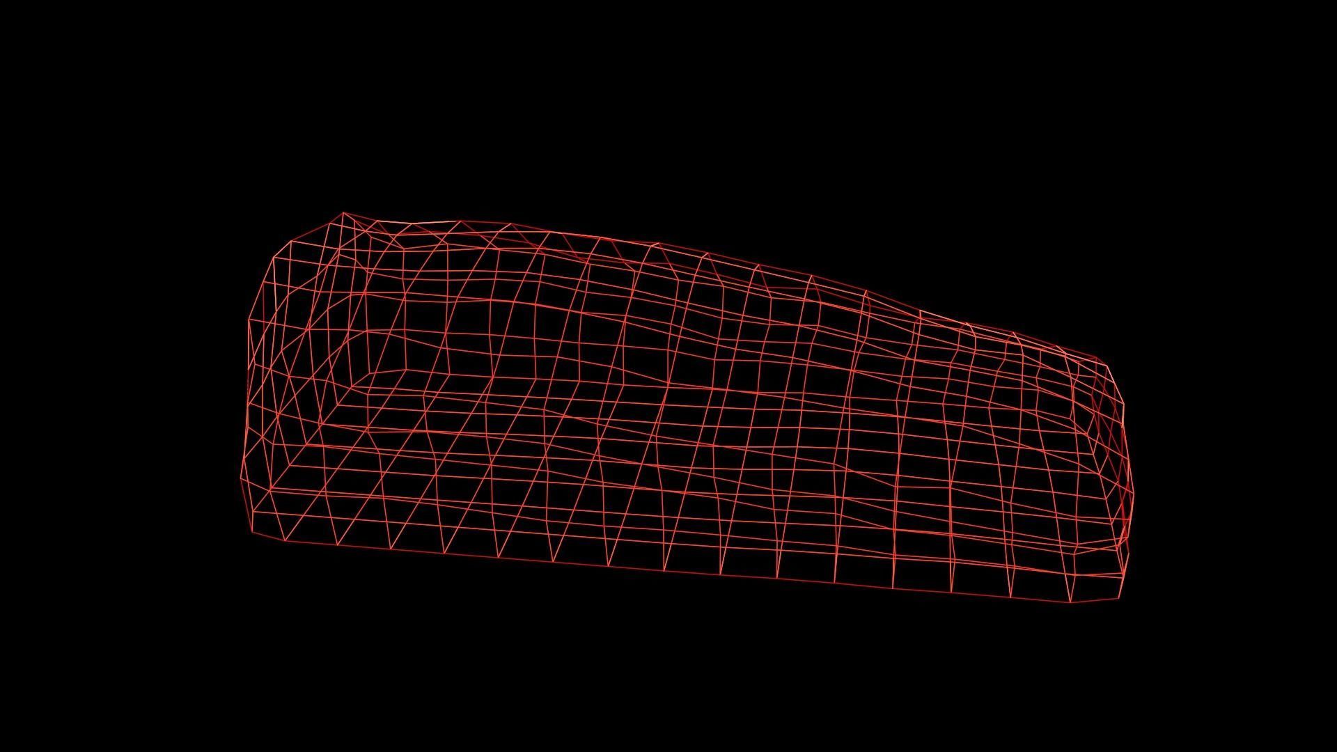 Marucha meat cut Low-poly 3D model_11