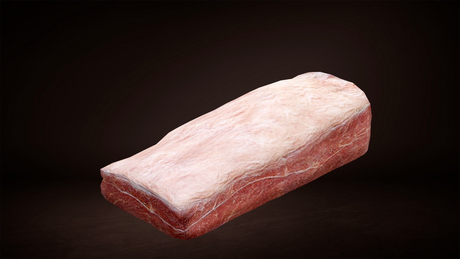 Marucha meat cut Low-poly 3D model_1