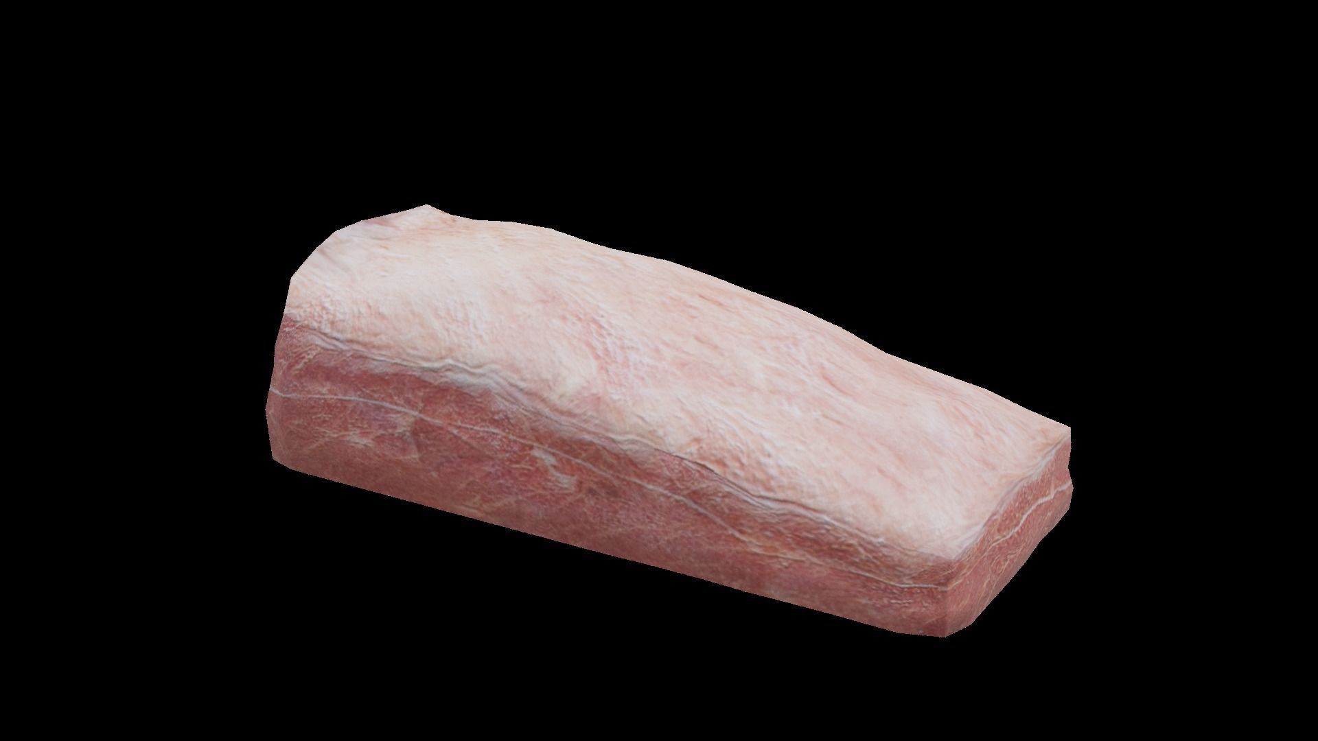 Marucha meat cut Low-poly 3D model_2
