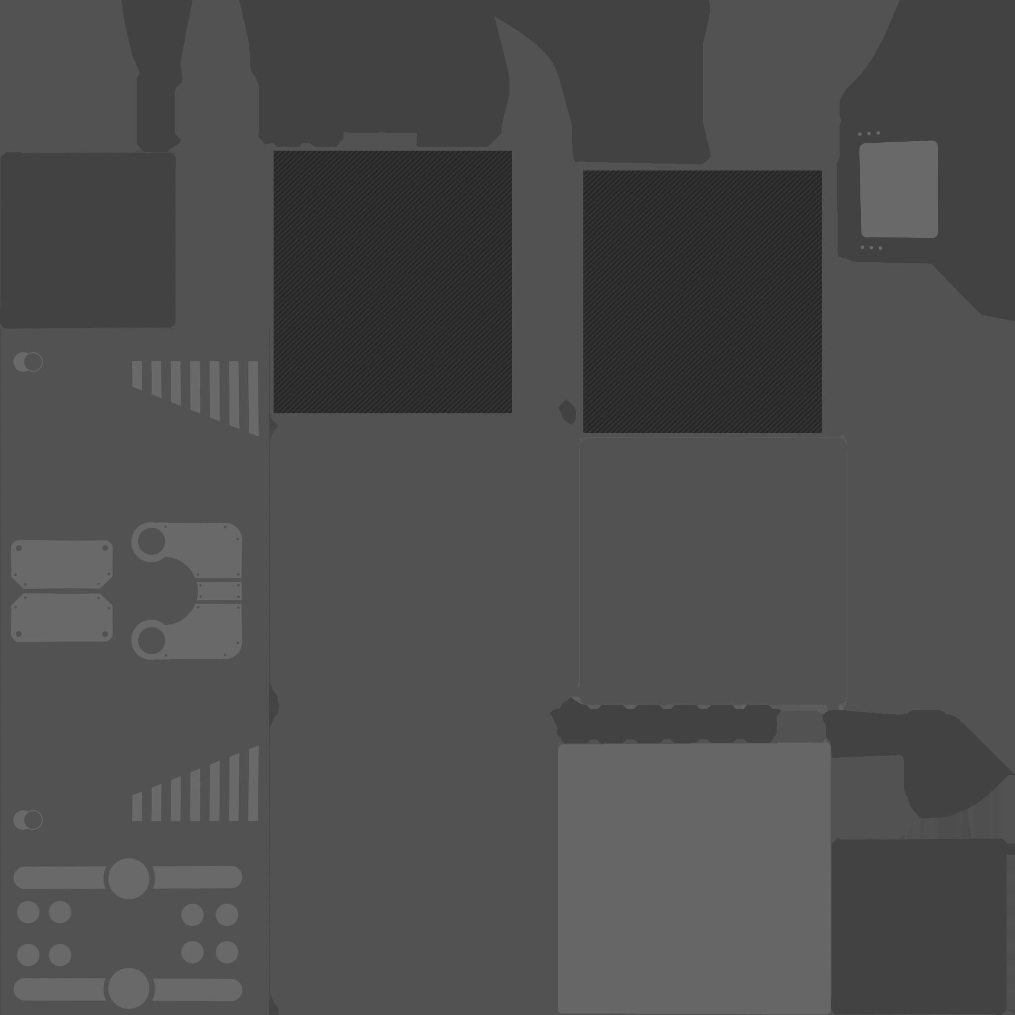 Satellite E10 China - SciFi Space Design Low-poly 3D model_23