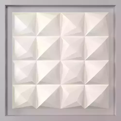 Model Just wall with triangles