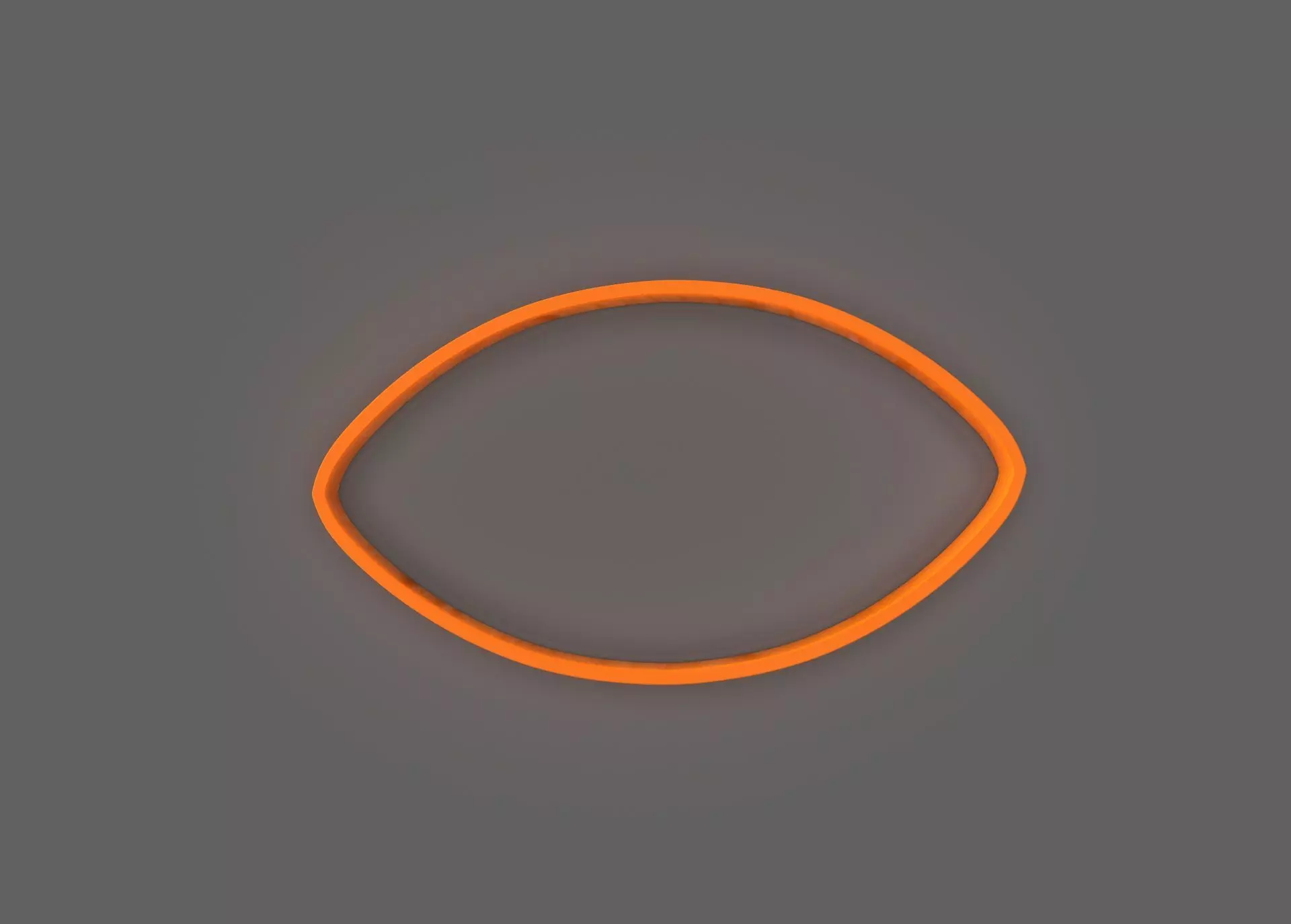 American Football Cookie Cutter Free 3D print model
