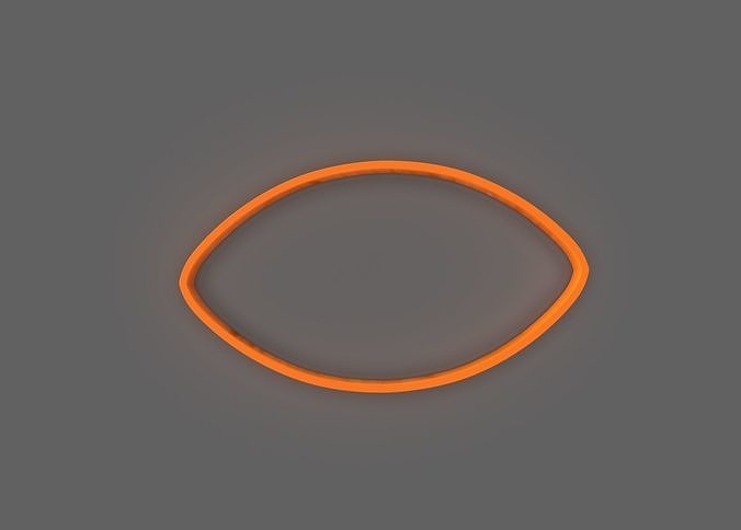 American Football Cookie Cutter Free 3D print model
