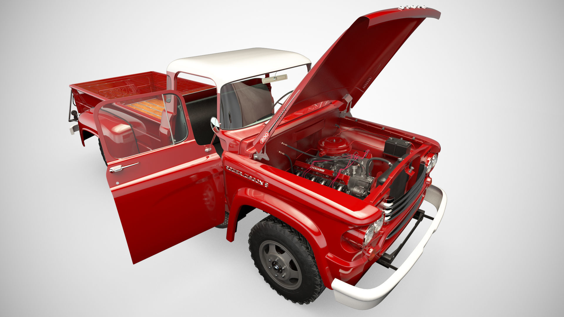 Dodge Power Wagon 3D model_23
