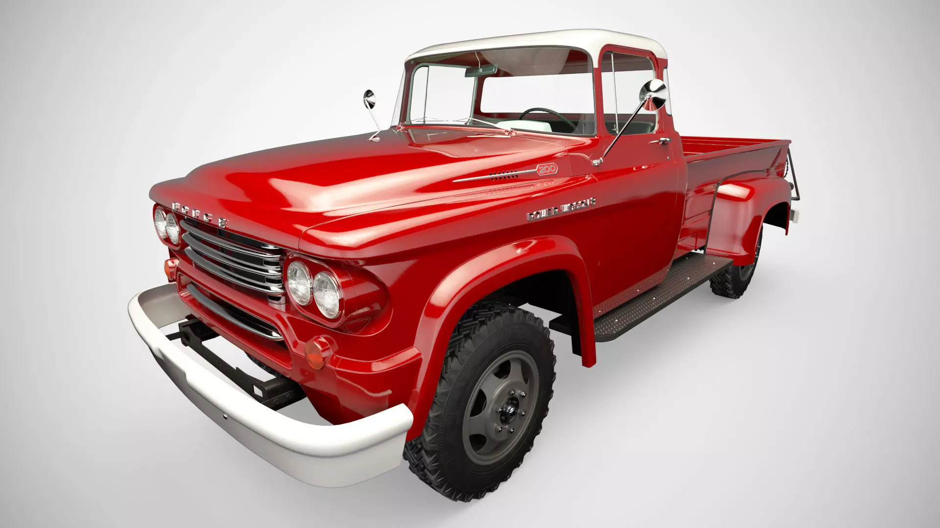 Dodge Power Wagon 3D model_0