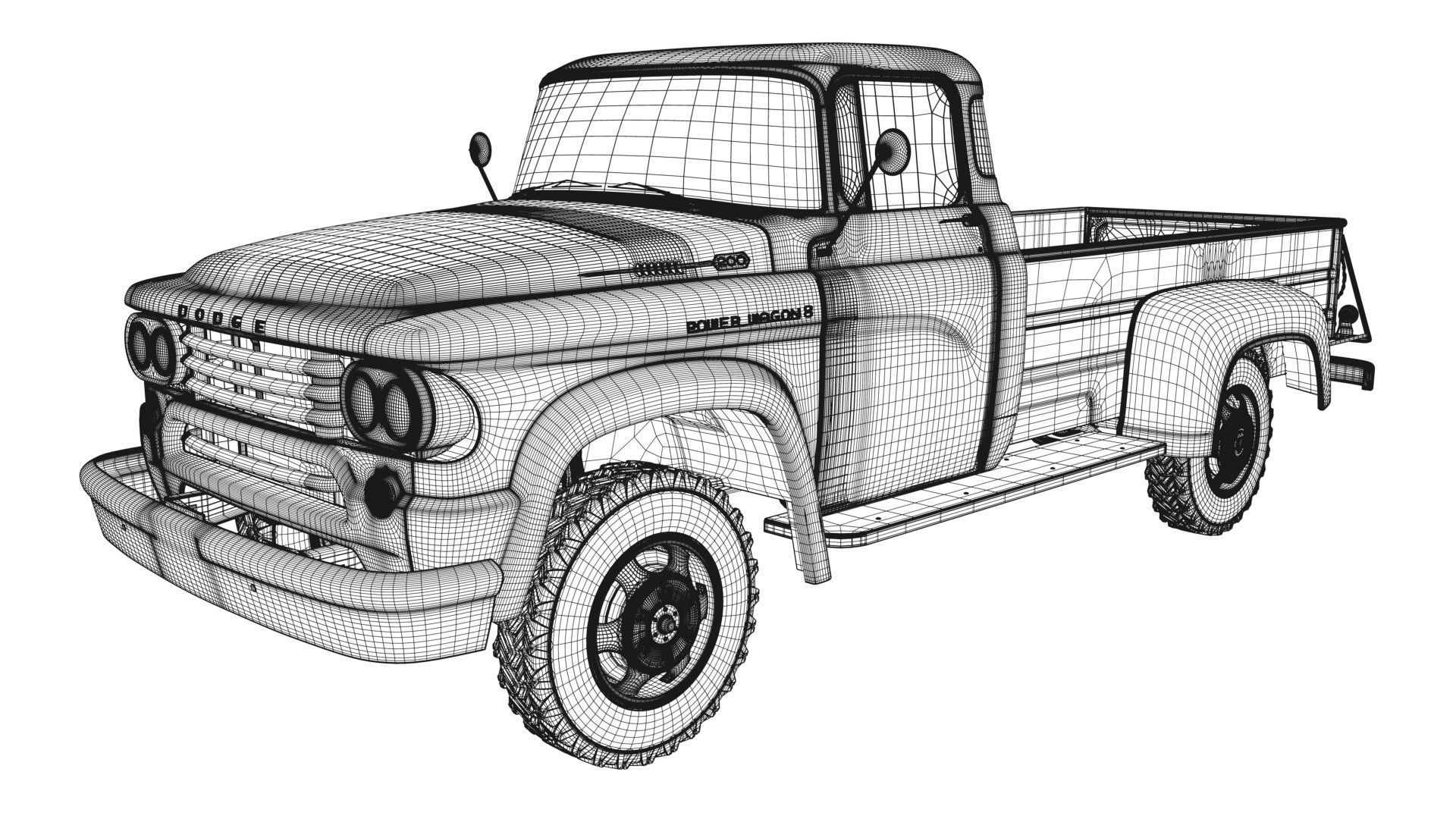 Dodge Power Wagon 3D model_45