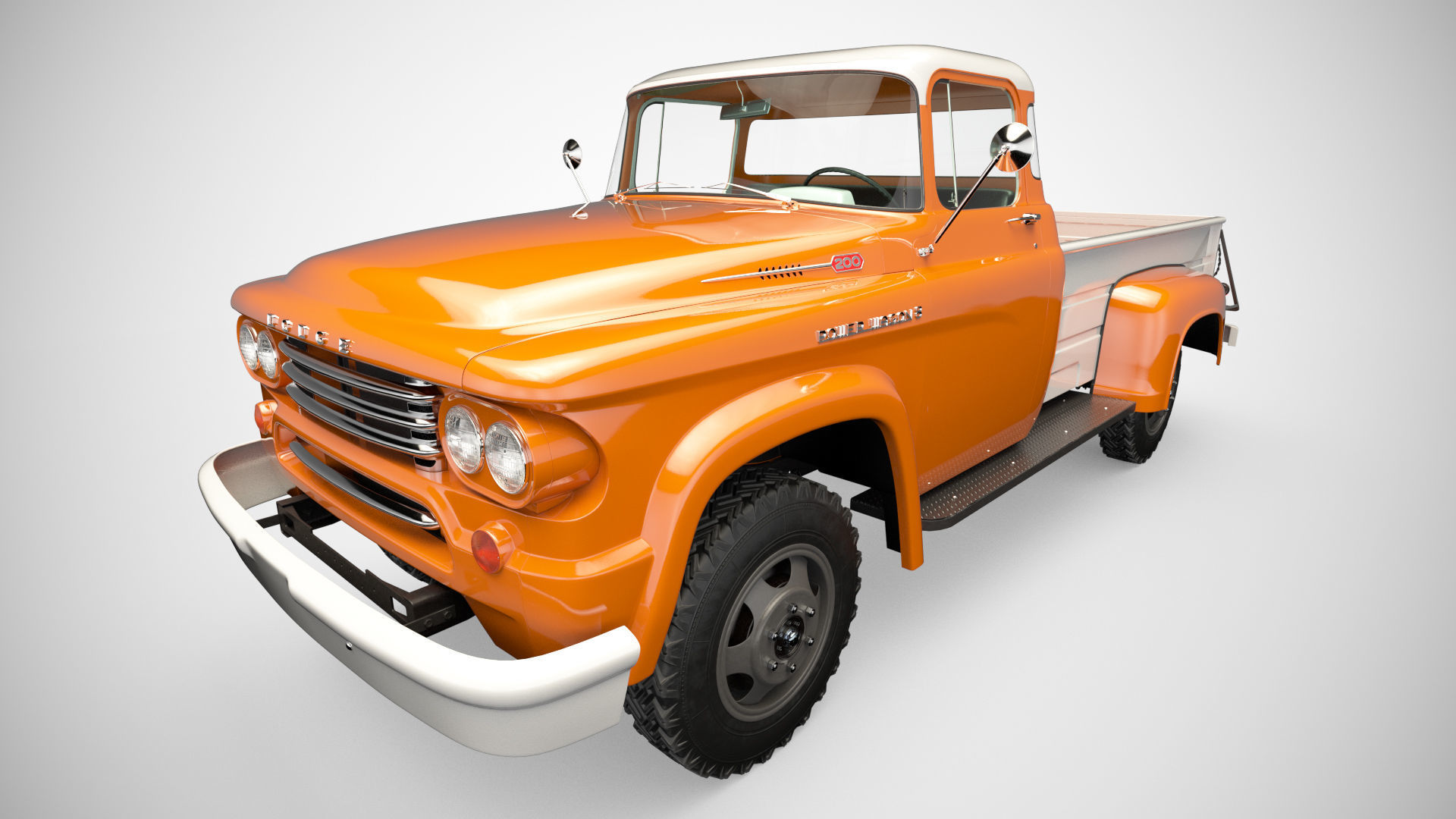 Dodge Power Wagon 3D model_2