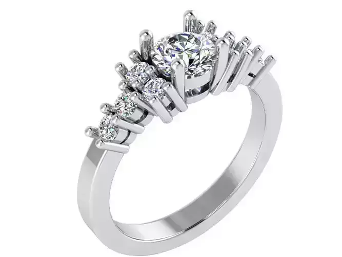 Oval Cut Basket Setting Ring 1687