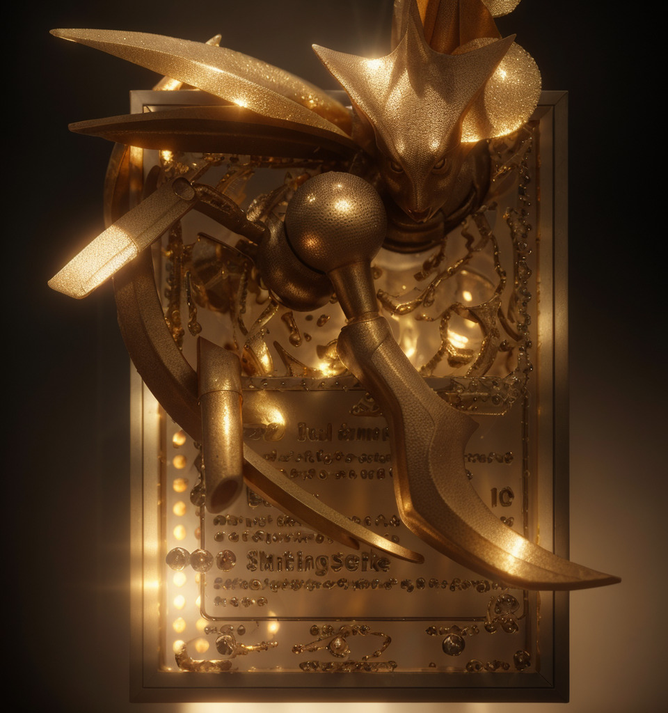 Brand new 3D 4D Sycther custom card Pokemon 3D Printing File 3D print model_5