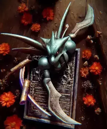 Brand new 3D 4D Sycther custom card Pokemon 3D Printing File