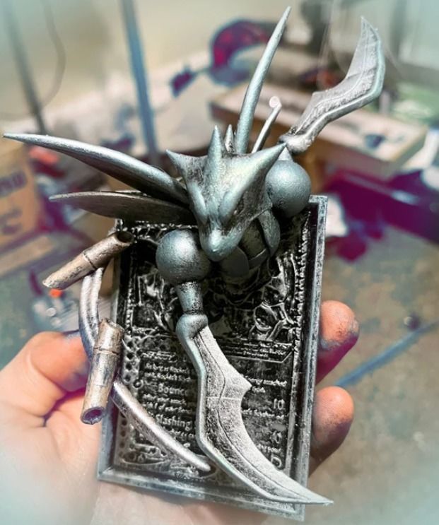 Brand new 3D 4D Sycther custom card Pokemon 3D Printing File 3D print model_2