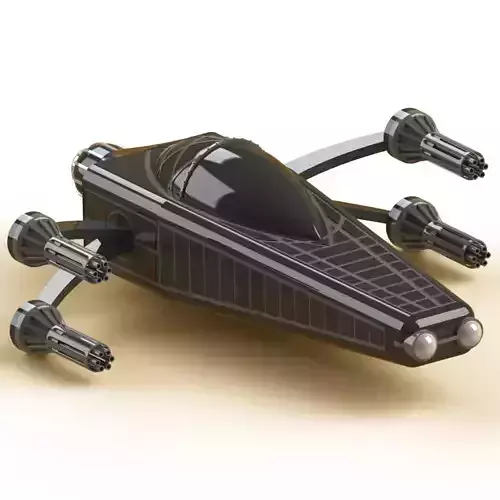 Spaceship v1 3D print model