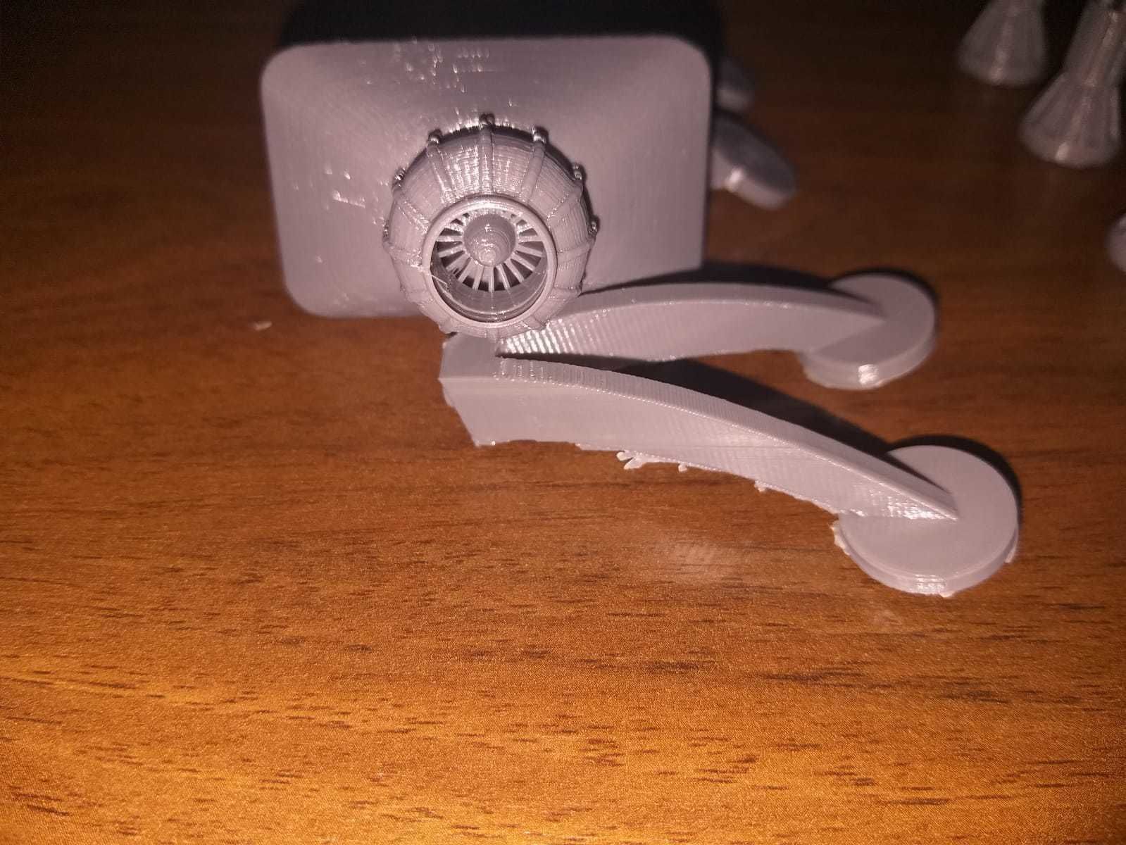 Spaceship v1 3D print model_4