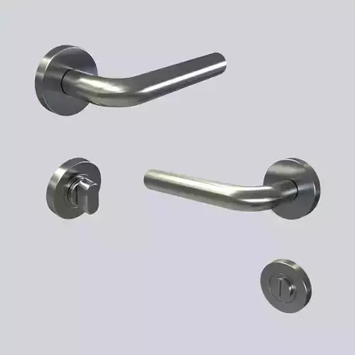 Door Handle for ArchViz Projects - Style Inspire Inox 3D model