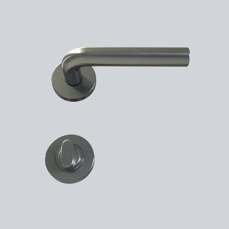 Door Handle for ArchViz Projects - Style Inspire Inox 3D model_4