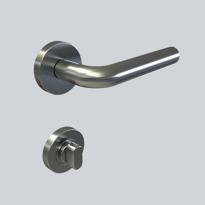 Door Handle for ArchViz Projects - Style Inspire Inox 3D model_2