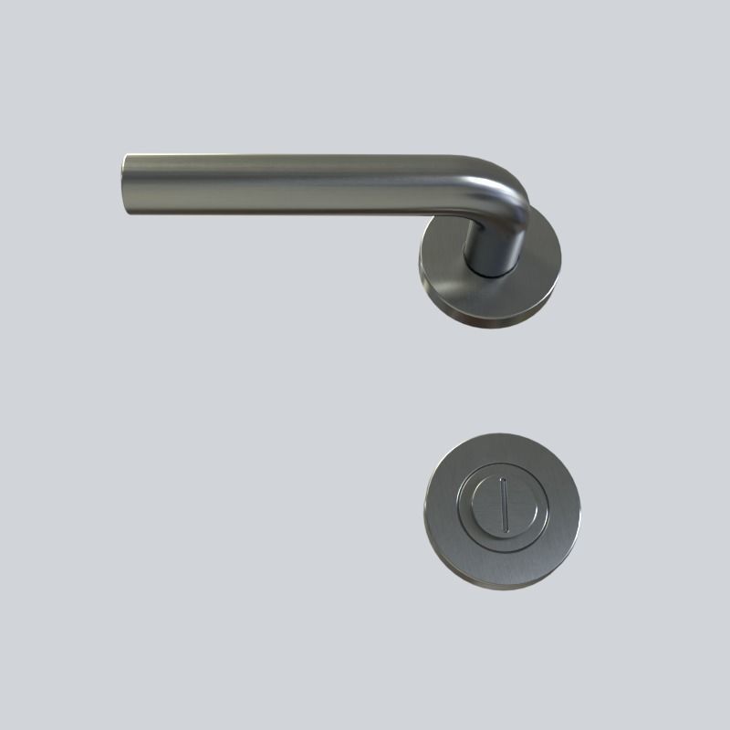 Door Handle for ArchViz Projects - Style Inspire Inox 3D model_5