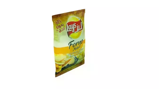 Lays Chips Bag 3D model