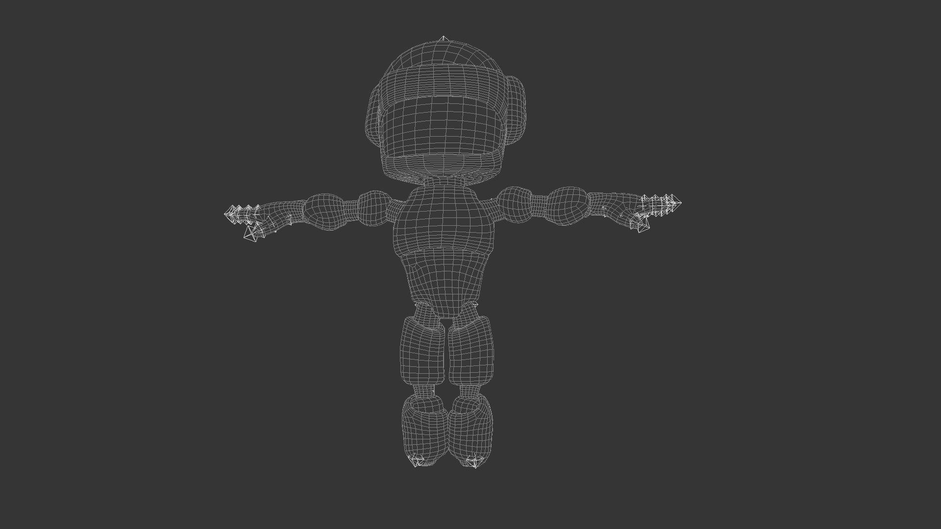 Robot KT-22 Low-poly 3D model_6